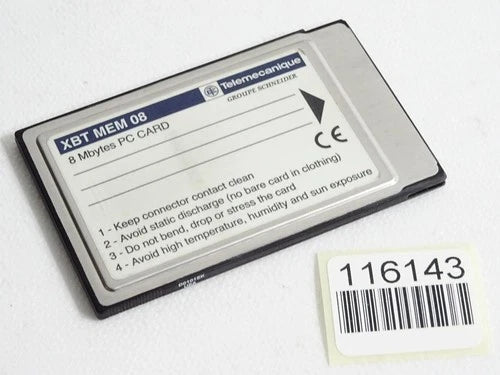 Schneider Electric Telemecanique XBTMEM08 8MB PC Card