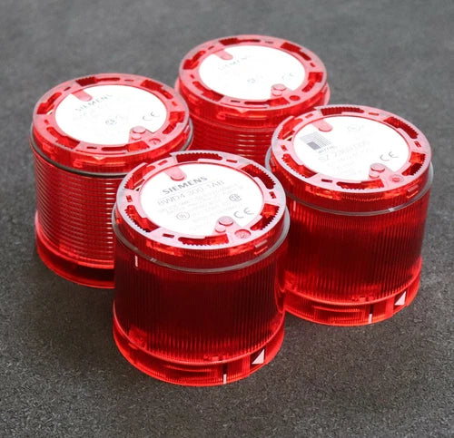 SIEMENS / RITTAL 4 Stk Signals?ule Rot 8WD4300-1AB SZ 2369.000 12-240V 7W BA15d