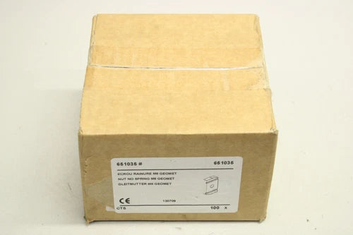 100x 651035 Gleitmutter M6 Porcas Geomet 651035 OVP