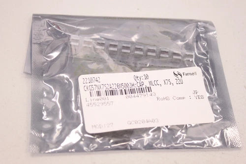 10x FARNELL CKG57NX7S2A226M500JH Keramikvielschichtkondensator 2210742 OVP