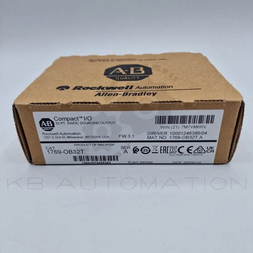 1769-OB32T CompactLogix 32-point digital output module, 24VDC/0.5A source output