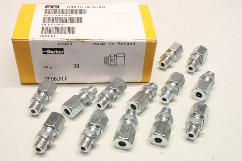 13x PARKER 0123749750 GE 06LRCF Einschraubstutzen GE06LRCF OVP