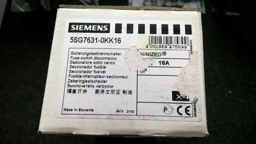 4 PEZZI 5SG7631-0KK16 西门子