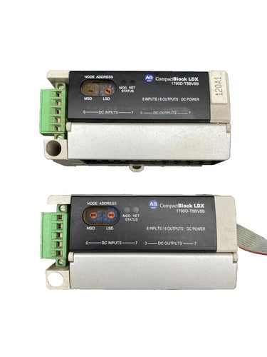 1 件 ALLEN BRADLEY 紧凑型模块 LDX 1790D-T8BV8B 8 输入 8 输出直流电源