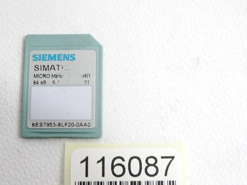 Siemens Micro Memory Card 64KB 6ES7953-8LF20-0AA0 6ES7 953-8LF20-0AA0