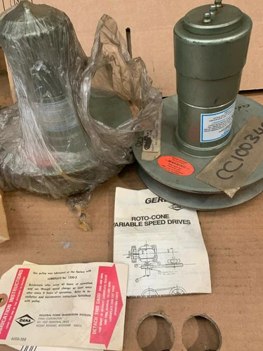 1 x .  Gerbing Dana Roto-Cone   Bore Variable Speed Pulley New OLD STOCK