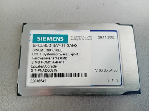 Siemens 6FC5450-3AY01-3AH3