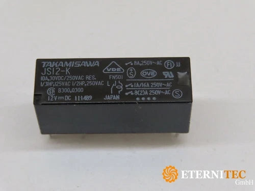 400 件 JS12-K JS-12-K 继电器 12 VDC TAKAMISAWA 富士通