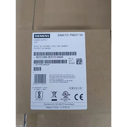 New Siemens 6ES7288-0ED10-0AA0 S7-200 power supply input 6ES7 288-0ED10-0AA0