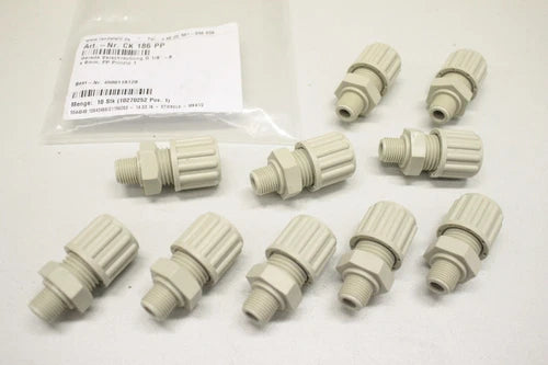 10x 兰德菲尔德 CK186PP G 1/8-8x6mm Verschraubung Gerade 10+:1625 OVP