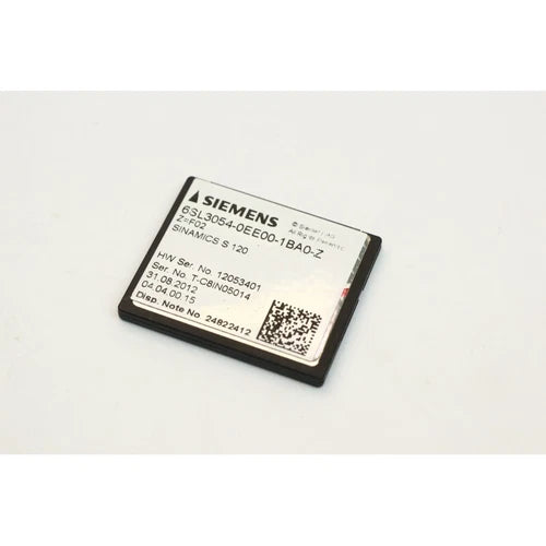 Siemens 6SL3054-0EE00-1BA0-Z Simatic S120 (B855) Compact Flash Card