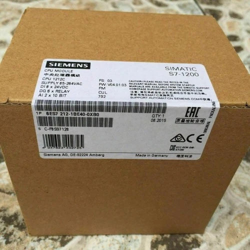 New Siemens 6ES7212-1BE40-0XB0 6ES72121BE400XB0 SIMATIC S7-1200 CPU 1211C