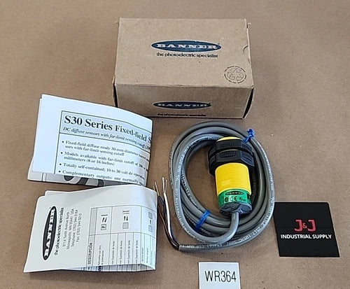 *BRAND NEW* Banner S30SP6FF200 DC Diffuse Sensor S30 Series 10-30Vdc + Warranty!