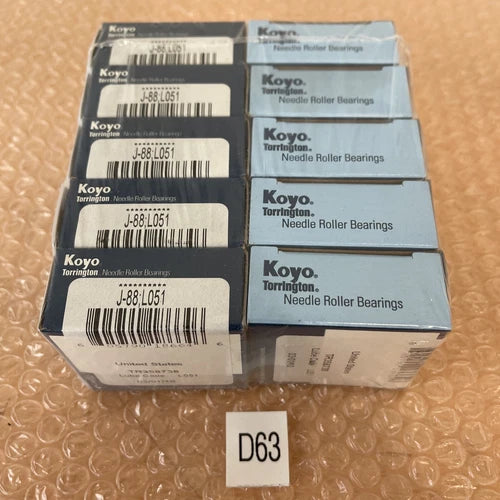 (10) BRAND NEW | SEALED- Koyo Torrington J-88 Needle Roller Bearings L051 ????