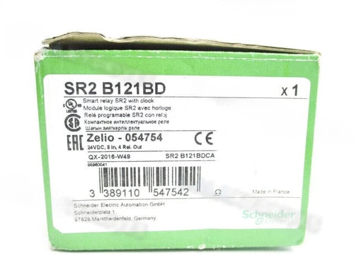 New SCHNEIDER ELECTRIC SR2B121BD 24VDC NSMP