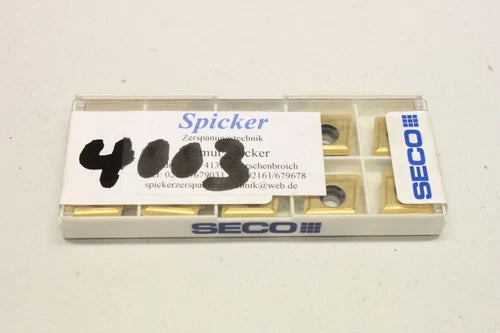 10x SECO CCMX120412T-MD11 F40m Wendeschneidplatten 5138051 001/750 OVP