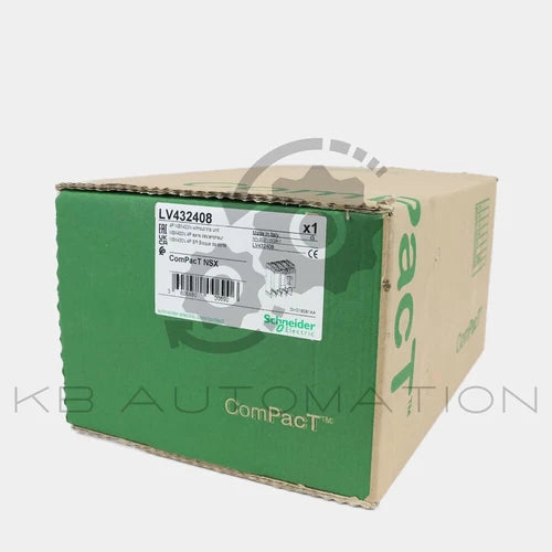 Schneider LV432408 ComPact NSX400N 4 polos disjuntor (MCCB), 50kA a 415VAC