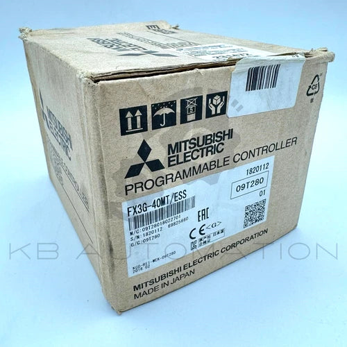 Controlador PLC FX3G-40MT/ESS Mitsubishi, 24 polegadas/16 sa¨ªdas (transistor), alimenta??o CA