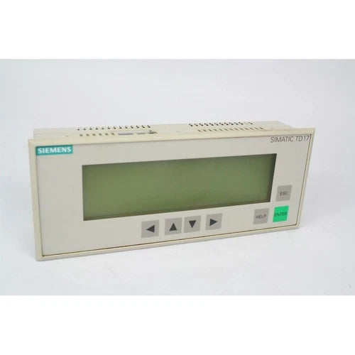 Siemens Text Display TD 17-DP12 6AV3 017-1NE30-0AX0 (b221)