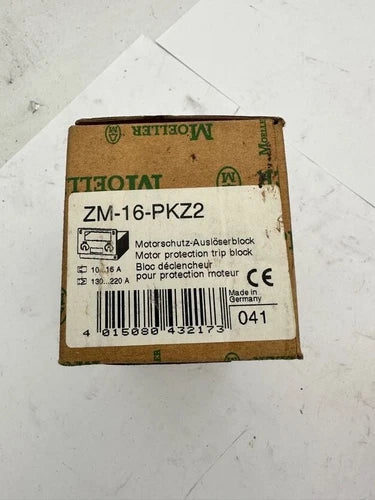 1 unidade x BLOCO DE DISPARO DE PROTECÇÃO DO MOTOR MOELLER ZM-16-PKZ2