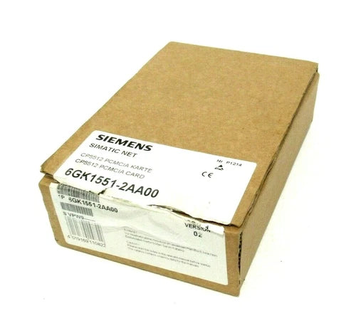 NEW SIEMENS 6GK1551-2AA00 PCMCIA CARD 6GK15512AA00