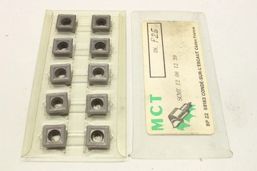 10x MCT SCMT12061239 SCMT 12 06 12 39 DX P25 Wendeschneidplatten DXP25 OVP