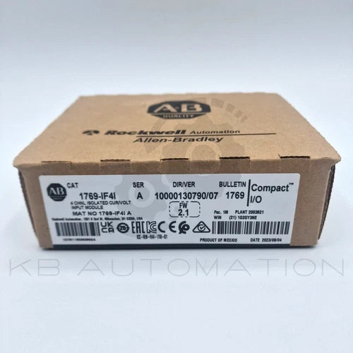 1769-IF4I CompactLogix 4-Punkt analog isoliertes Eingangsmodul, Strom oder Sp...