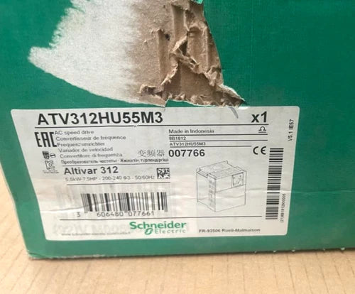 Schneider Electric Ativar 312 ATV312HU55M3 AC Speed Drive 5.5kW 7.5HP 200-240V