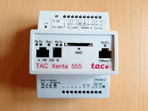 SCHNEIDER ELECTRIC TAC Xenta 555 Web Controller V5.1.2 , HW: 2.1 , 007308250