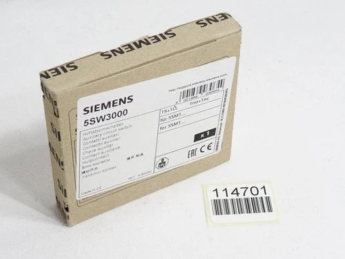 Siemens Hilfsstromschalter 5SW3000 / Neu OVP