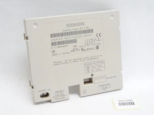 Siemens Backcover R¨¹ckschale Panel OP7-DP 6AV3607-1JC20-0AX1 6AV3 607-1JC20-0AX1