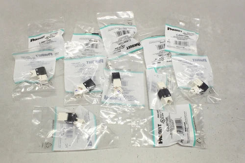12x PANDUIT  CJ688TGBL Mini Com Cat6 Stecker RJ45 074983395446 OVP