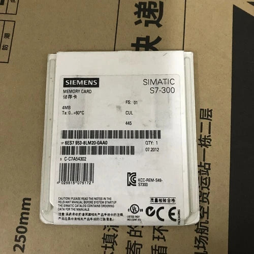 New Siemens 6ES7953-8LM20-0AA0 6ES7 953-8LM20-0AA0 Micro Memory Card P. S7-300