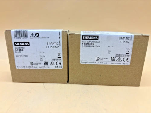 Siemens SIMATIC S7 6ES7 138-4FR00-0AA0 + 6ES7 193-6AF00-0AA0 ,SIMATIC ET 200SP