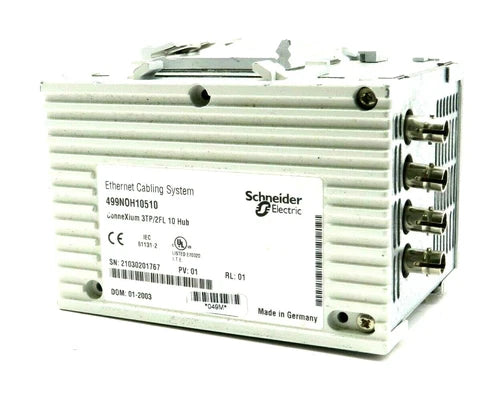 USED MODICON SCHNEIDER ELECTRIC 499-NOH-105-10 CONNEXIUM HUB 499NOH10510