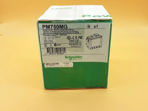 Schneider PM750MG PowerLogic Power Meter with Display 100v-415v 5va 50/60