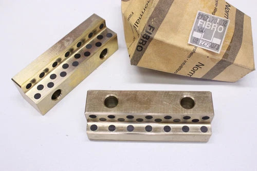 2x FIBRO 2962.70.032.100  WINKELLEISTE F¨¹hrung Bronze Gleitst¨¹ck 296270032 OVP