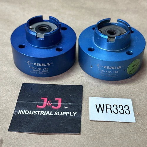 (2) PREOWNED- Deublin 1116-712-714 Rotary Introduction DS RTR PT12 || WARRANTY
