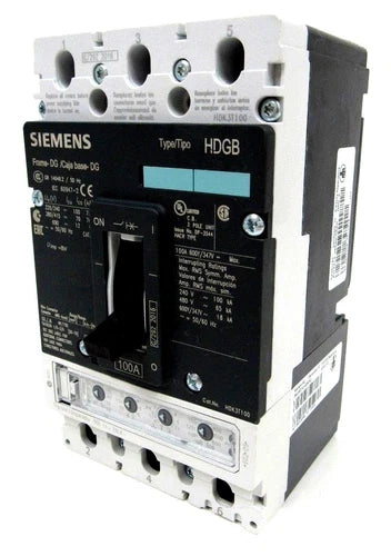NEW SIEMENS HDK3T100 CIRCUIT BREAKER HDGB 100A 3 POLE 480V