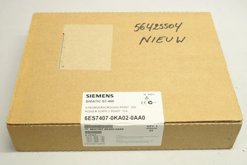 Siemens Simatic S7-400 PS407 6ES7407-0KA02-0AA0 Power Supply Original Box