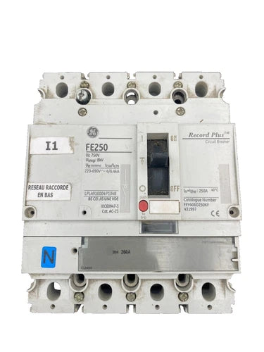 1 件通用电气 FE250 FEY406D250KF LPL4910004P1048 断路器