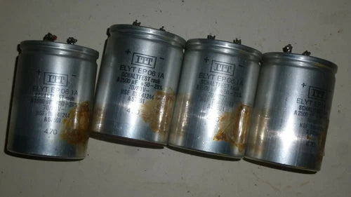 4 x Kondensator ITT Schaltfest EP06 , 2500 ?F 70/80 Volt