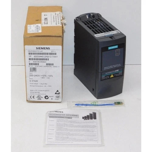 New Siemens 6SE6440-2AB13-7AA1 6SE64402AB137AA1 MICROMASTER440 without filter