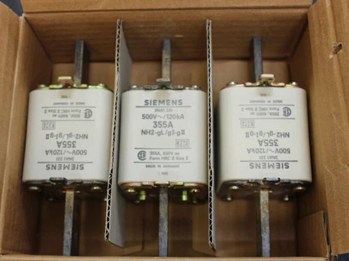 SIEMENS NH-Sicherungseinsatz 3NA1-331 - 355A - 500VAC - Gr??e 2 - 3 St¨¹ck