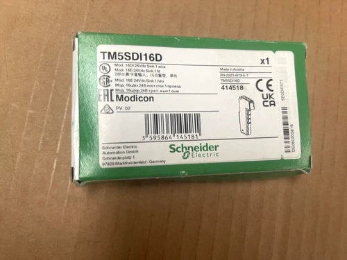 Schneider Electric Modicon TM5SDI16D 16DI 24VDC Module