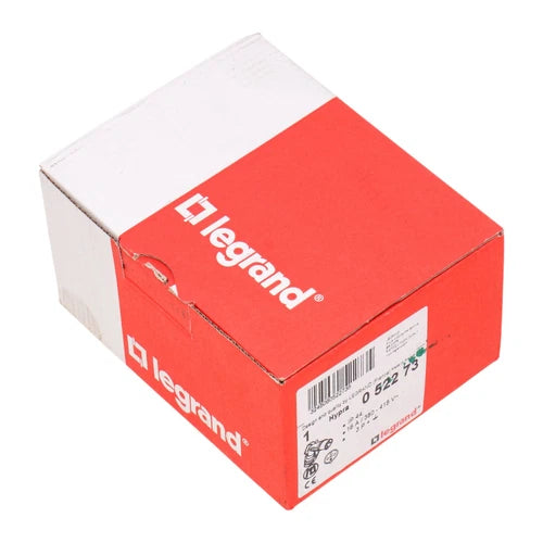 52273 LEGRAND, plugue angular Hypra metal IP44-BT- 380-415V - 16A - 3P+T, 52273,...