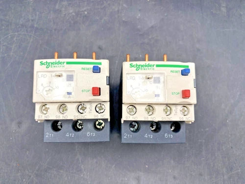 大量 2 件施耐德电气 LRD14 电气过载继电器