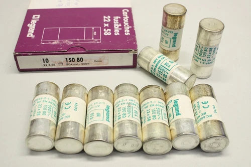 10x 罗格朗 15080 80A aM 500V 22x58 Zylindersicherung 15080 OVP