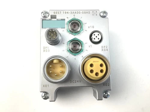 6ES71943AA000BA0 - SIEMENS - 6ES7194-3AA00-0BA0 Conn. block M12 REFURBISHED