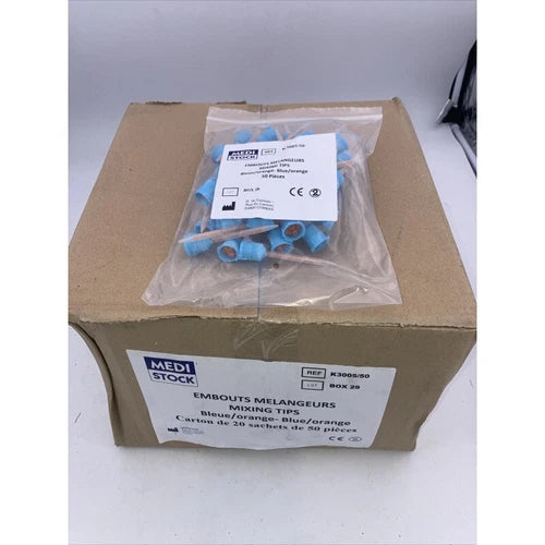 Endst¨¹cke Mischer Blau/Orange Medi Lager k3005 Karton Von 20 Beutel Von 50